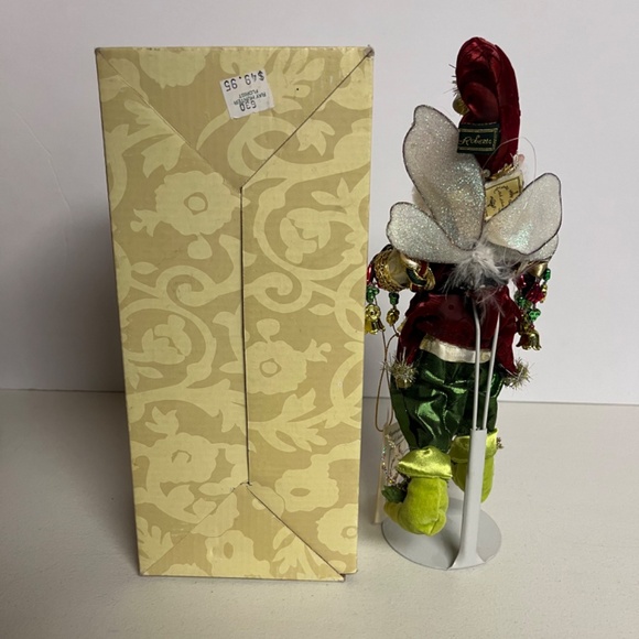 Mark Roberts Bell Ringer Fairy Stand  Limited Edition 1535/5000 COA Christmas - Picture 6 of 12
